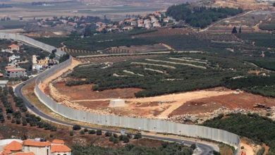صورة مسيرة اسرائيلية معادية تحلق فوق الحدود اللبنانية الفلسطينية المحتلة
